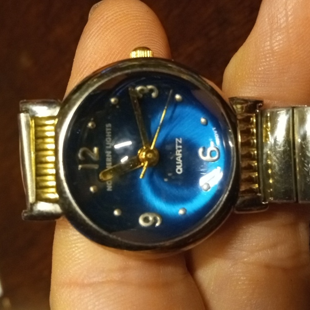 Northern lights wrist watch